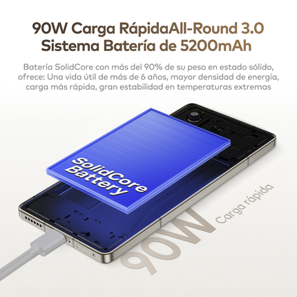 Infinix Note 50 Pro — Rendimiento Avanzado / Carga Rápida 90W / Pantalla AMOLED 144Hz