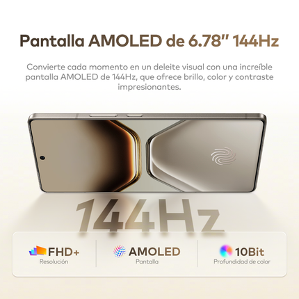 Infinix Note 50 Pro — Rendimiento Avanzado / Carga Rápida 90W / Pantalla AMOLED 144Hz