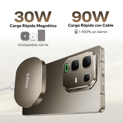 Infinix Note 50 Pro — Rendimiento Avanzado / Carga Rápida 90W / Pantalla AMOLED 144Hz
