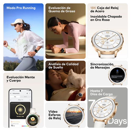 OPPO Watch X2 Mini Negro – Smartwatch AMOLED, Batería Hasta 7 Días, Salud y Deportes