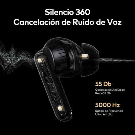 Auriculares Inalámbricos OPPO Enco Air5 Pro Bluetooth 6.0 – ANC, IP55 y Audio LHDC