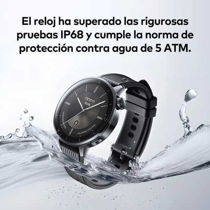 OPPO Watch X2 Mini Negro – Smartwatch AMOLED, Batería Hasta 7 Días, Salud y Deportes