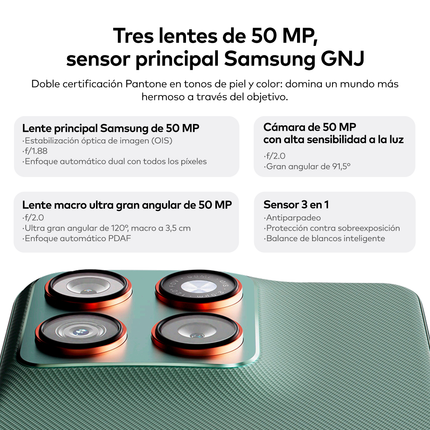 Motorola Moto X70 Air 5G Más ligero. Más potente. Más inteligente. El smartphone ultradelgado diseñado para acompañarte en cada momento.
