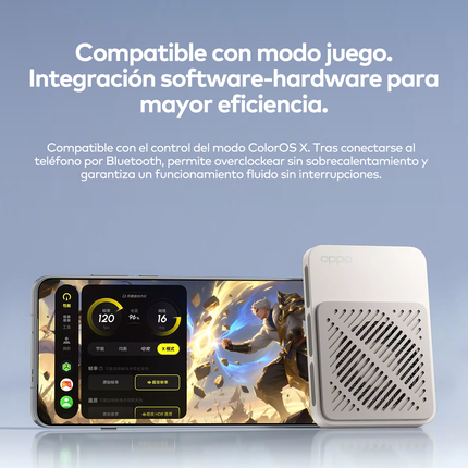 OPPO Magnetic Cooling Fan ❄️Mantén tu smartphone frío incluso en gaming extremo 🔥🎮