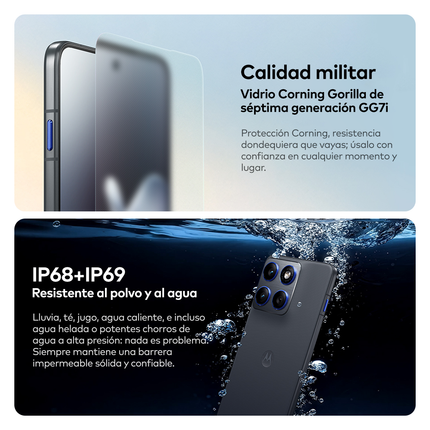 Motorola Moto X70 Air 5G Más ligero. Más potente. Más inteligente. El smartphone ultradelgado diseñado para acompañarte en cada momento.