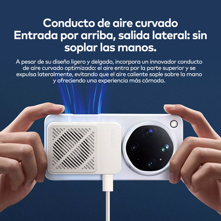OPPO Magnetic Cooling Fan ❄️Mantén tu smartphone frío incluso en gaming extremo 🔥🎮